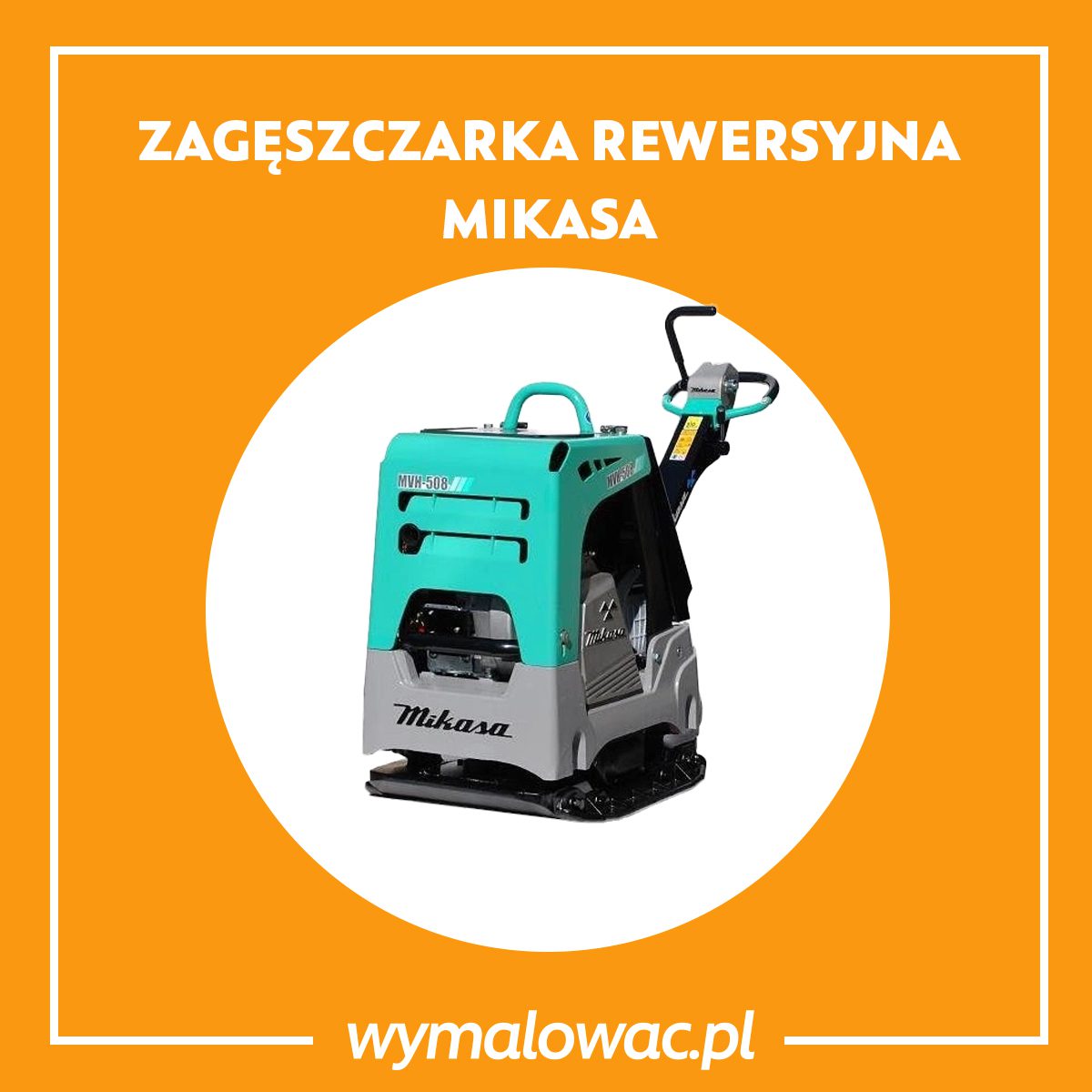 Zagęszczarka rewersyjna MIKASA 500 Kg