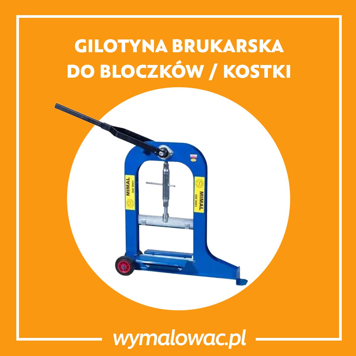 Gilotyna Brukarska do bloczków/kostki